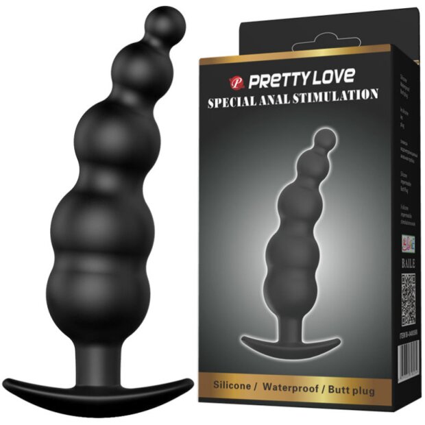 Pretty Love Special Stimulation Anal Plug noir 3 cm