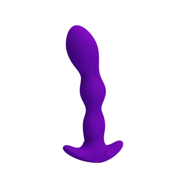 Pretty Love anal plug with 12 prostate vibrations purple