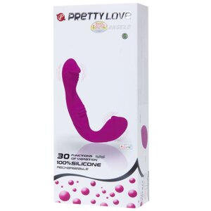 Pretty Love Angelo Doppeldildo Lila 18,7 cm ⌀ 4,1 cm