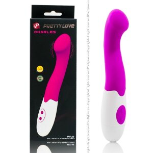 Pretty Love Flirtation Charles Vibrator Pink