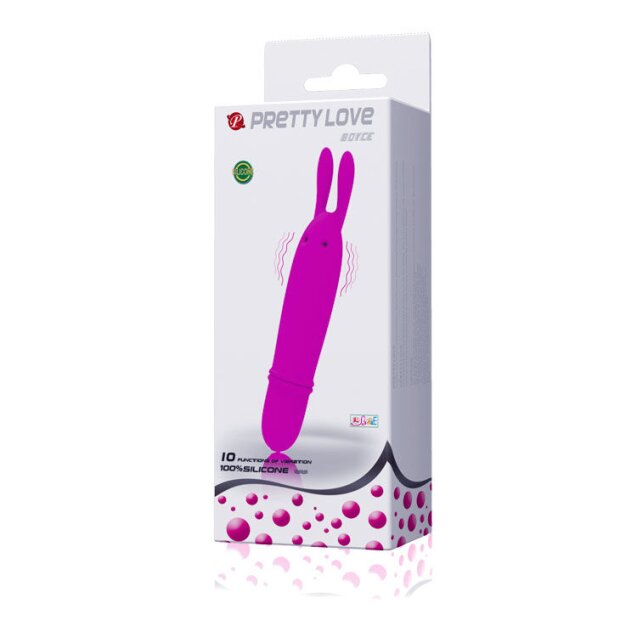 Pretty Love Flirtation Boyce Mini Vibrator Pink 12,7 cm ⌀ 2,4 cm