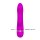 Pretty Love Flirtation David Vibrator mit Klitorisstimulation Pink 18,5 cm ⌀ 3,5 cm