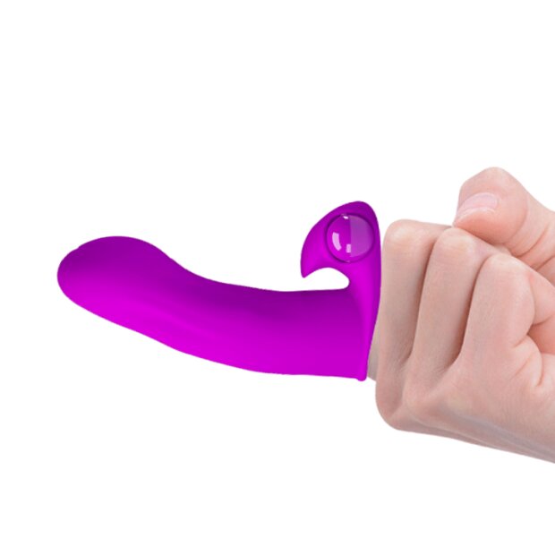 Pretty Love Maxwell finger vibrator pink
