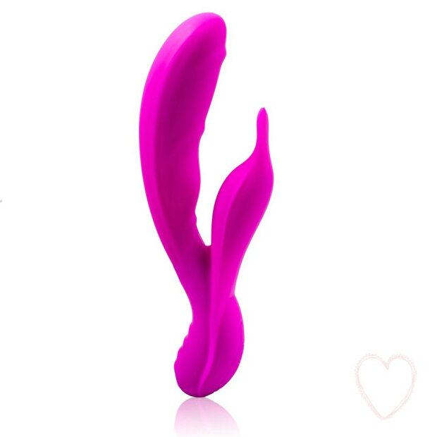 Pretty Love Highgrade Bliss Vibrator mit Klitorisstimulation Pink 21,5 cm ⌀ 3,7 cm