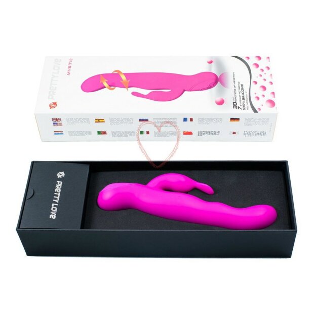 Pretty Love Hale Vibromasseur avec stimulation du clitoris rose