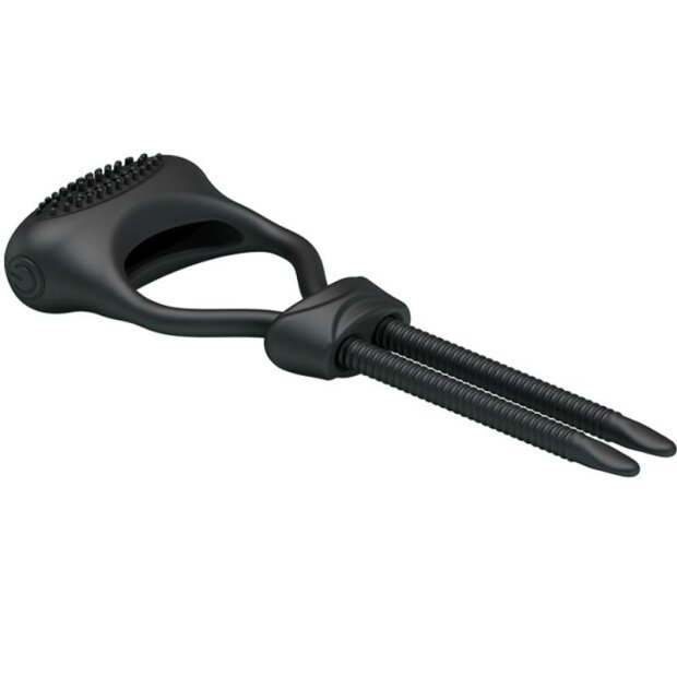 Pretty Love Curitis penis loop with clitoral stimulation black