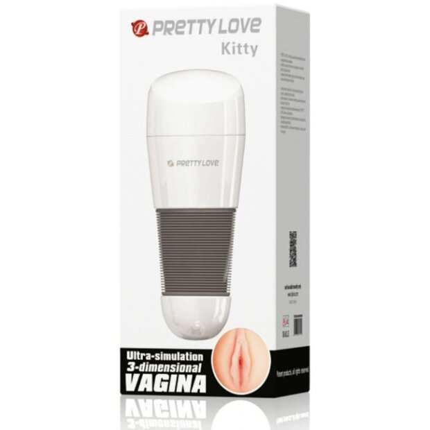 Pretty Love Kitty White Mastubator white