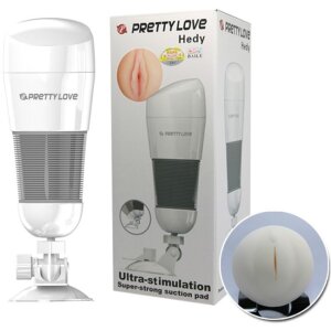 Pretty Love Hedy Mastubator avec ventouse blanche