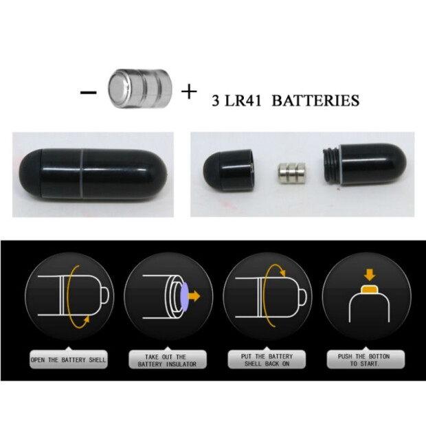 Pretty Love Eudora Klitorisstimulation Schwarz ⌀ 3 cm