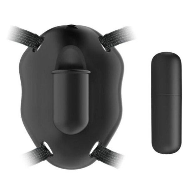 Pretty Love Strap on mit Vibration Schwarz