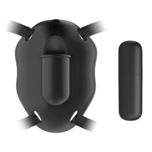 Pretty Love Strap on mit Vibration Schwarz