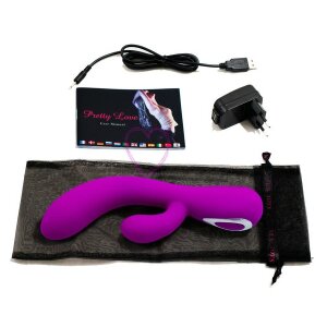 Pretty Love Honey Vibrator mit Klitorisstimulation Pink...