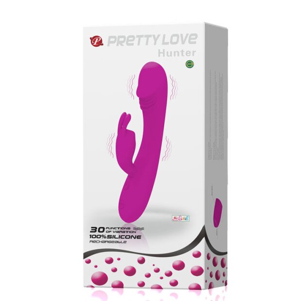 Pretty Love Hunter Rabbit Vibrator pink