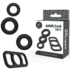 ADDICTED TOYS Addicted Toys Cock Ring Set Penisringe...
