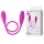 Pretty Love Snaky Peitsche-Doppelvibrator Paarvibrator Pink 60 cm ⌀ 3,2 cm