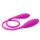 Pretty Love Snaky Peitsche-Doppelvibrator Paarvibrator Pink 60 cm ⌀ 3,2 cm