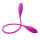 Pretty Love Snaky Peitsche-Doppelvibrator Paarvibrator Pink 60 cm ⌀ 3,2 cm