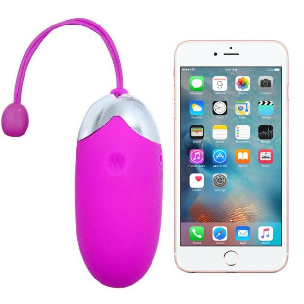 Pretty Love Abner App Vibrating egg with remote control pink