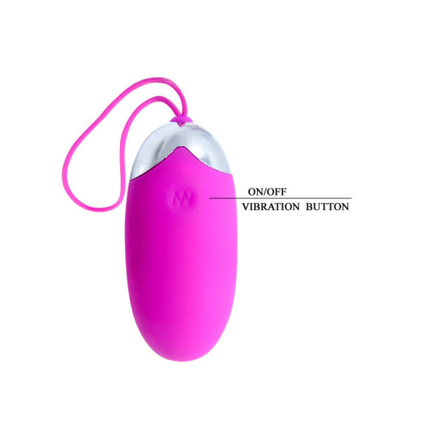 Pretty Love Abner App Vibrating egg with remote control pink