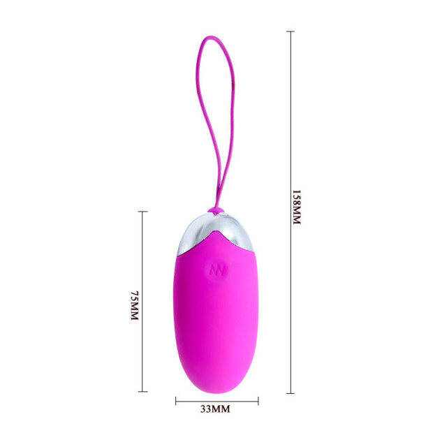Pretty Love Berger Vibrating egg with remote control pink