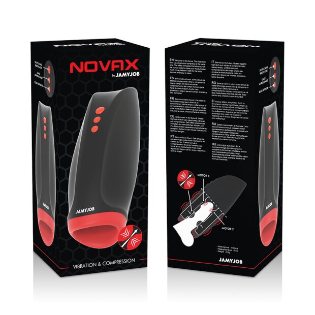 Jamyjob Novax Masturbator Vibration And Compression