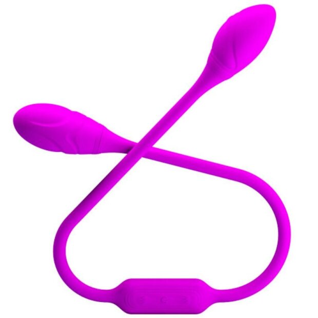 Pretty Love Dream Lovers Whip Paarvibrator Pink 65,5 cm ø 3,2 cm
