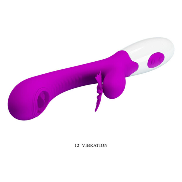 Pretty Love Liebesschmetterling Vibrator Lila 21 cm ⌀ 3,2 cm