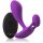 Intense anal plug with vibration in purple