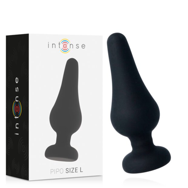 Intense anal plug in black size L