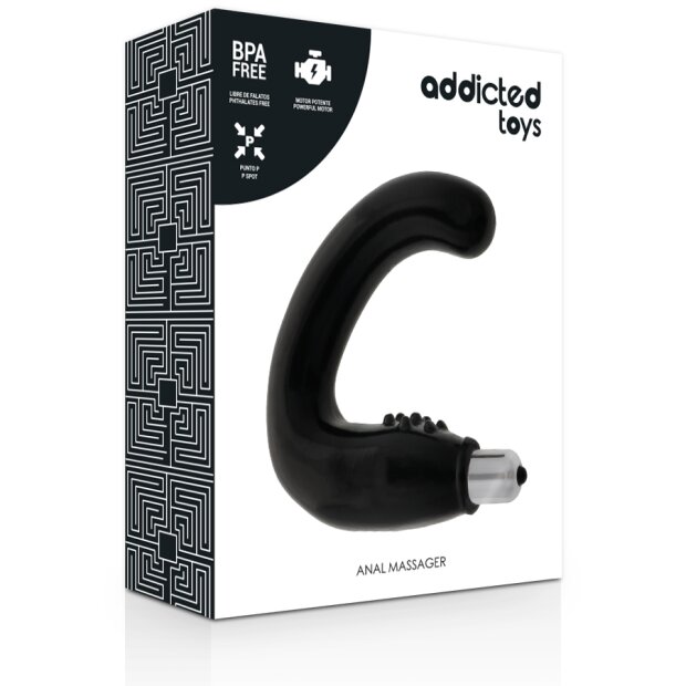 ADDICTED TOYS Anal Massager Prostatamassager Schwarz ⌀ 2,5 cm