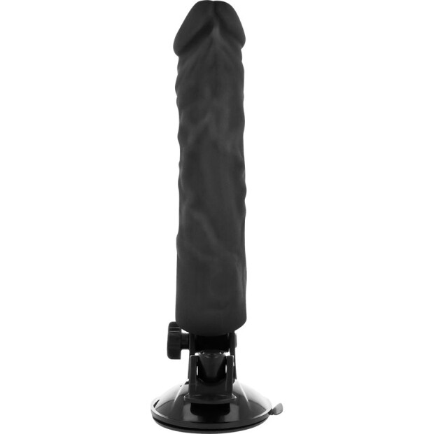 BASECOCK Vibrator Realistischer Vibrator Schwarz 21 cm