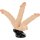 BASECOCK Vibrator mit Fernbedienung Realistischer Vibrator Beige 20 cm