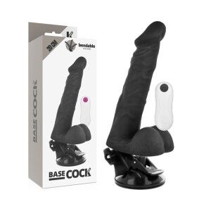 Basecock vibrator with testicles 20 cm