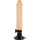 BASECOCK Vibrator mit Fernbedienung Realistischer mit Penisverlängerer Vibrator Beige