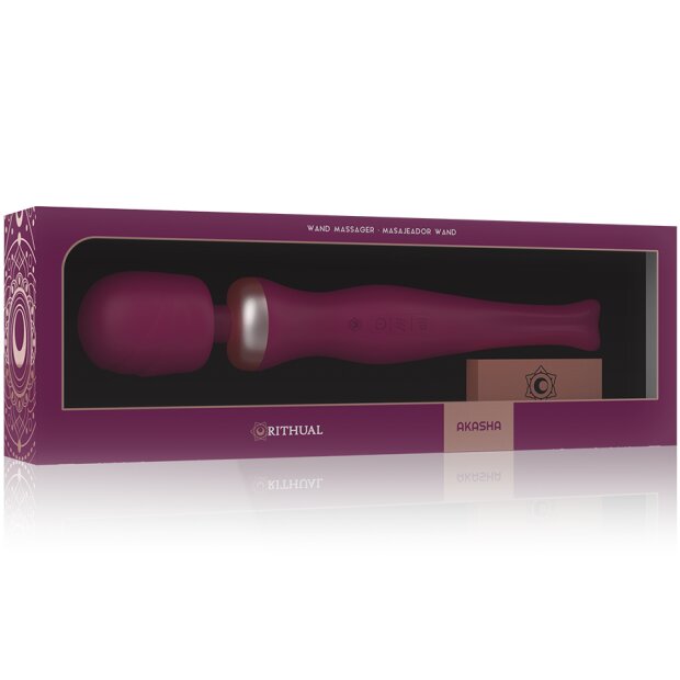 Rithual Akasha Wand Rechargeable Orquidea Wand Massager Lila