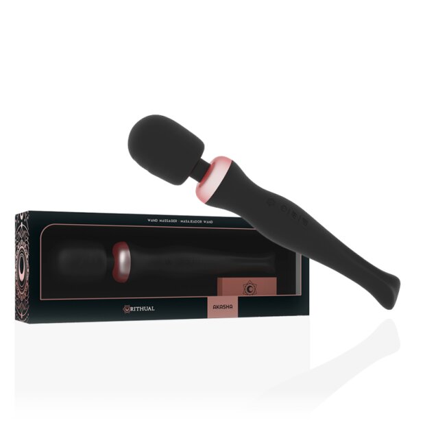 Rithual Akasha Wand Rechargeable Wand Massager Schwarz