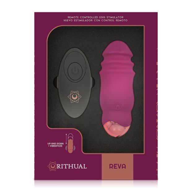 Rithual Reva Remote Controlled Eggs Stimulator Up & Down Vibration
