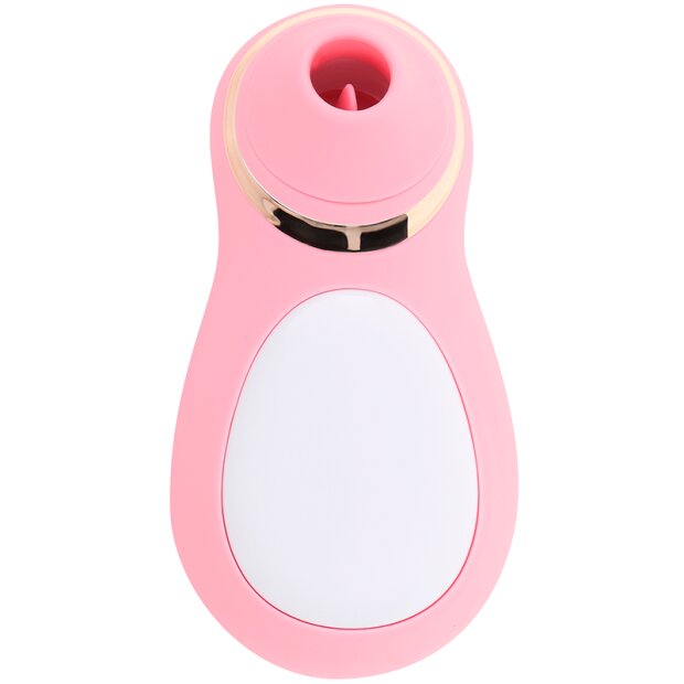 OHMAMA Stimulateur clitoridien avec langue rose 10 niveaux