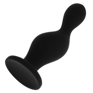 OHMAMA Plug anal P Point noir 12 cm