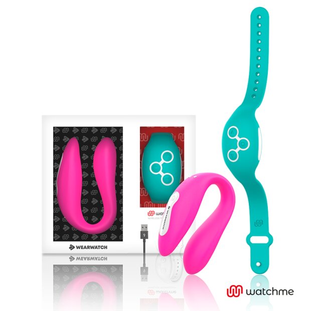 Wearwatch Vibromasseur fuchsia + eau de mer