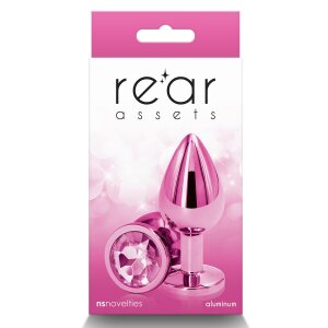 NS Novelties Rear Assets Medium Pink Analplug ⌀ 3,5 cm