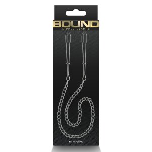 NS Novelties Bound Nipple Clamps Nippelklemmen Schwarz