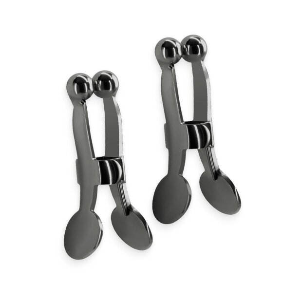 NS Novelties Bound Nipple Clamps C1 Nippelklemmen Grau