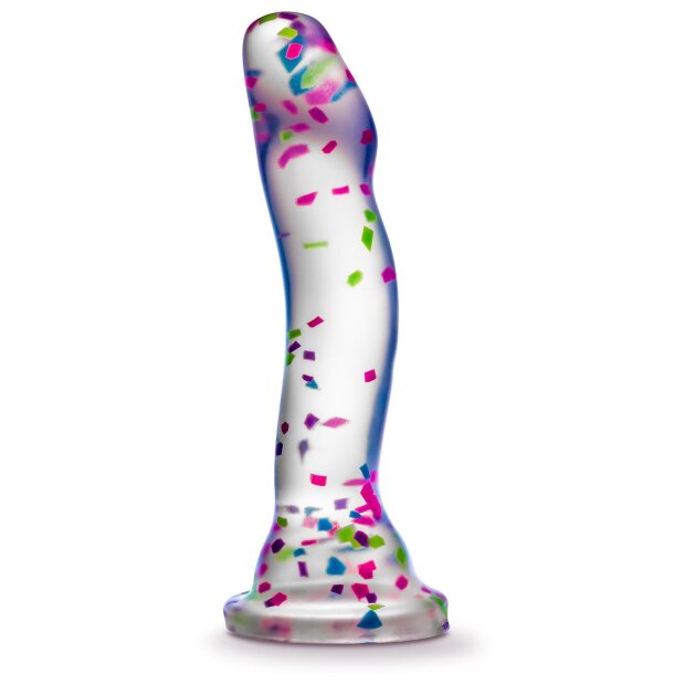 Blush Neo Elite Glow In The Dark Hanky Panky Dildo Transparent 19 cm