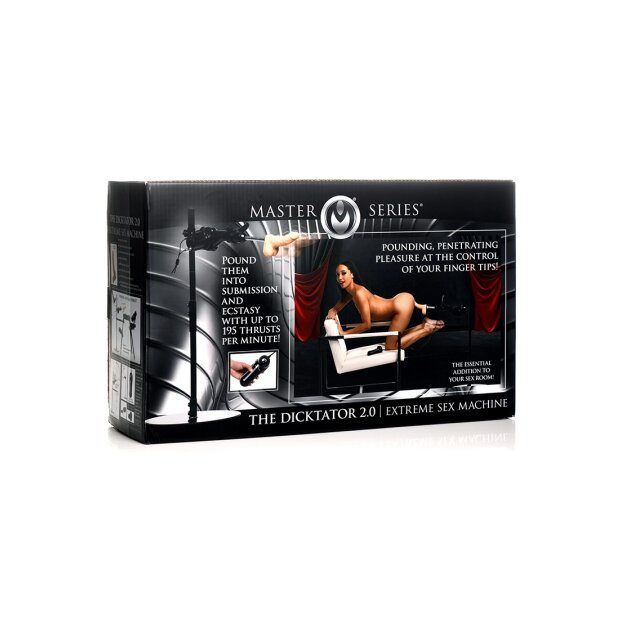 XR Brands The Dicktator Extreme Sexmaschine Schwarz