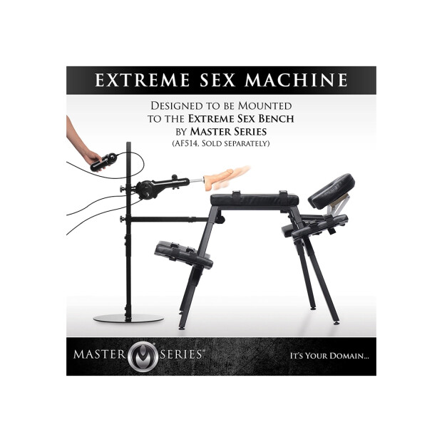 XR Brands The Dicktator Extreme Sexmaschine Schwarz