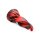 Hell Kiss Twisted Tongues Silicone Dildo - Red - 18,8 cm