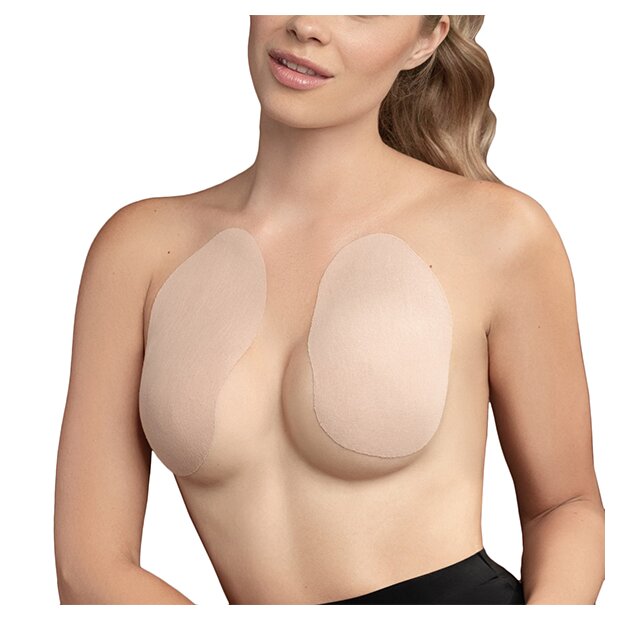 Bye Bra - Breast Lift Pads + Satin Nipple Covers A-C Nude