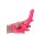 RealRock Strapless Strap-On Glow in the Dark Dildo Pink 20 cm