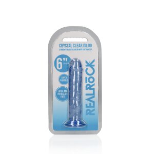 Straight Realistic Dildo with Suction Cup - 15,5 cm